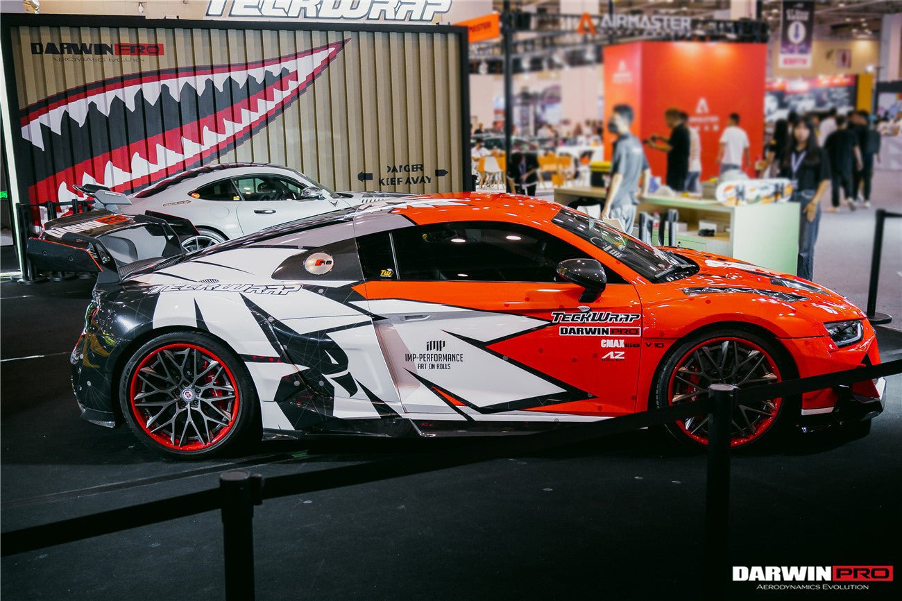 2016 - 2018 Audi R8 Coupe/Spyder iMPII Carbon Fiber Side Skirts Add on